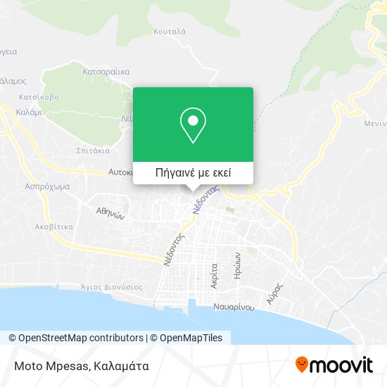 Moto Mpesas χάρτης