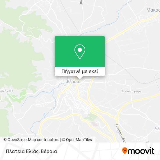 Πλατεία Ελιάς χάρτης