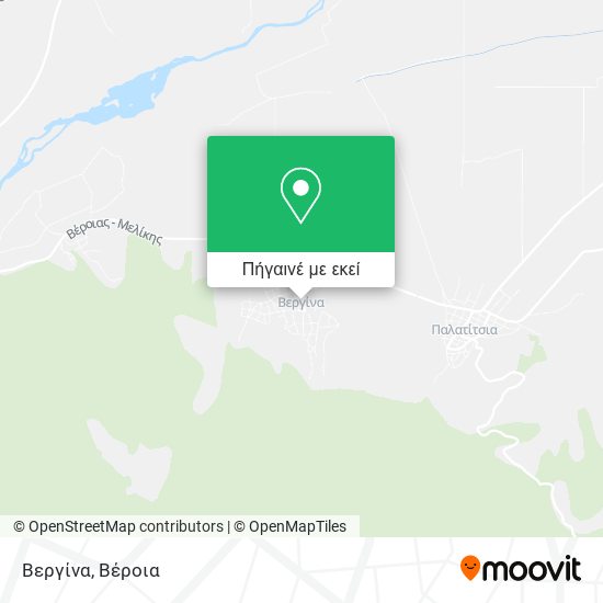 Βεργίνα χάρτης