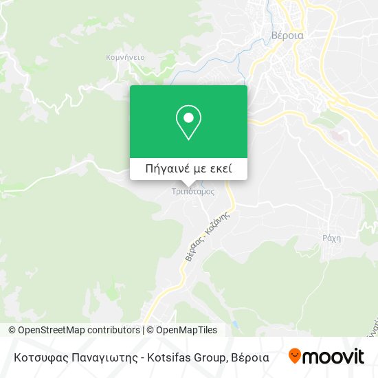 Κοτσυφας Παναγιωτης - Kotsifas Group χάρτης