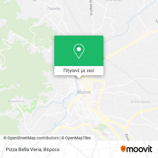 Pizza Bella Veria χάρτης