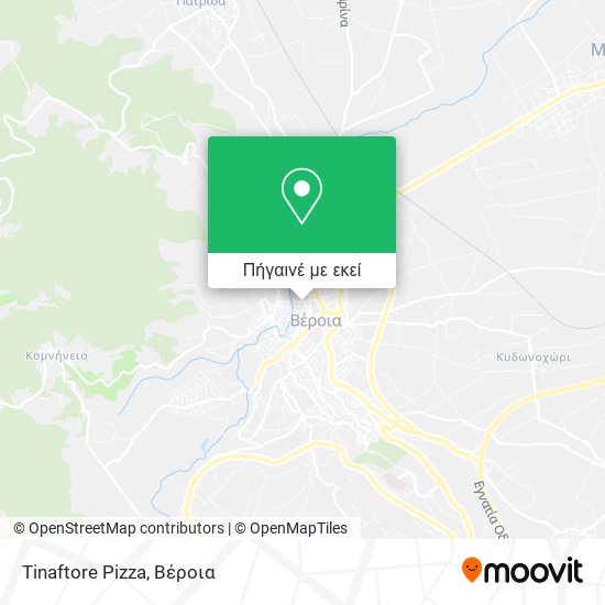 Tinaftore Pizza χάρτης