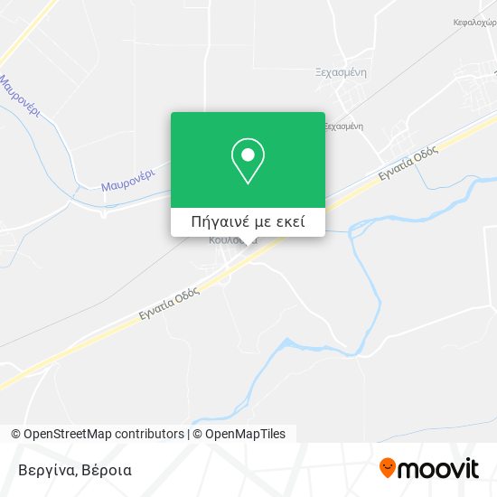 Βεργίνα χάρτης