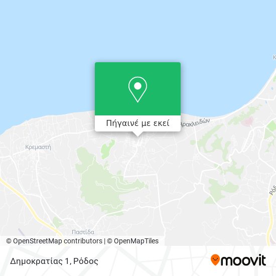 Δημοκρατίας 1 χάρτης