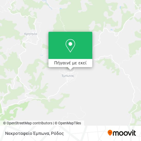 Νεκροταφείο Έμπωνα χάρτης