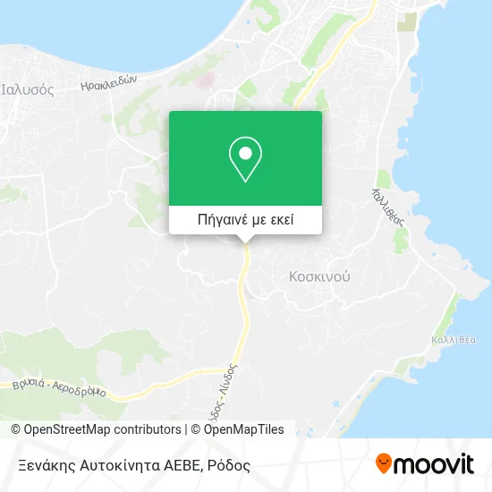 Ξενάκης Αυτοκίνητα ΑΕΒΕ χάρτης