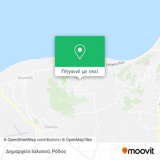 Δημαρχείο Ιαλυσού χάρτης