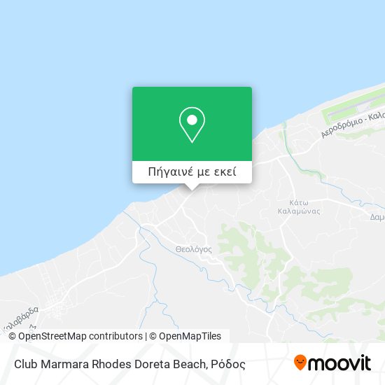 Club Marmara Rhodes Doreta Beach χάρτης
