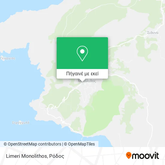 Limeri Monolithos χάρτης