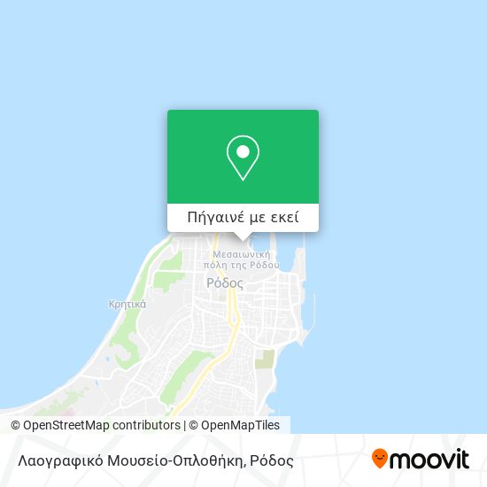 Λαογραφικό Μουσείο-Οπλοθήκη χάρτης