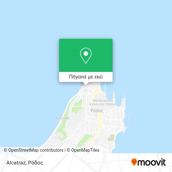 Alcatraz χάρτης