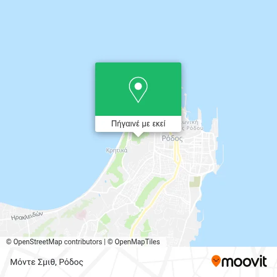 Μόντε Σμιθ χάρτης