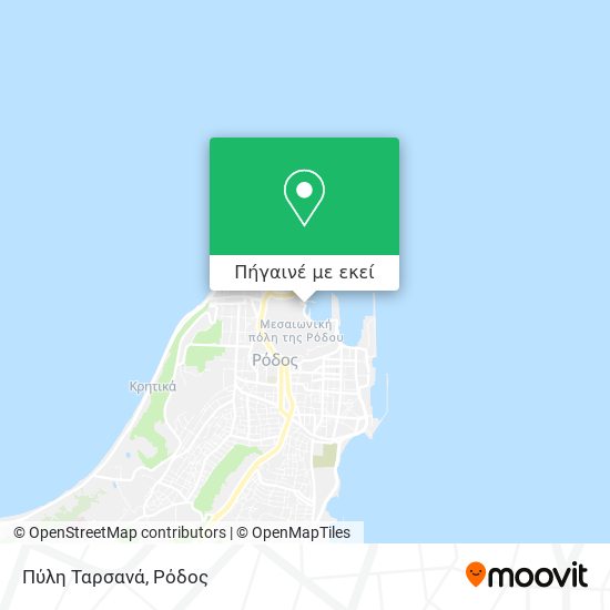 Πύλη Ταρσανά χάρτης