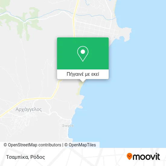 Τσαμπίκα χάρτης