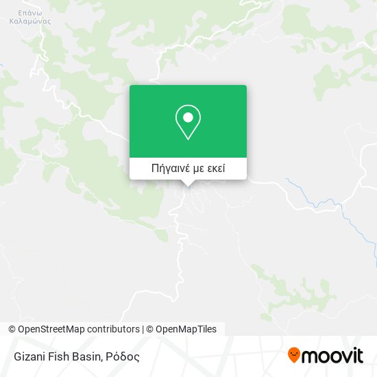 Gizani Fish Basin χάρτης