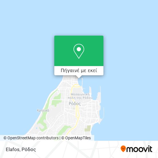 Elafos χάρτης