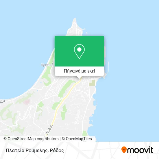 Πλατεία Ρούμελης χάρτης