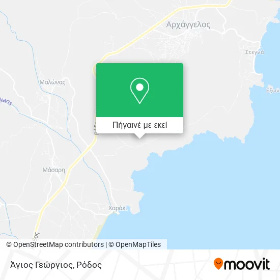 Άγιος Γεώργιος χάρτης