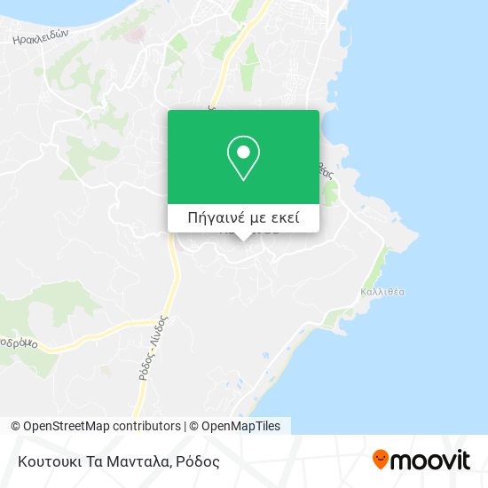 Κουτουκι Τα Μανταλα χάρτης