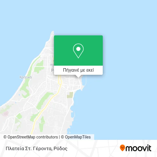 Πλατεία Στ. Γέροντα χάρτης