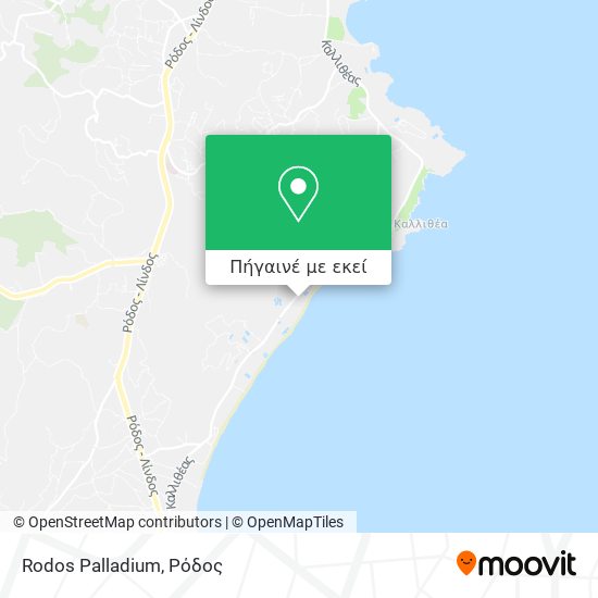 Rodos Palladium χάρτης