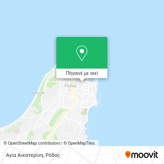 Αγία Αικατερίνη χάρτης