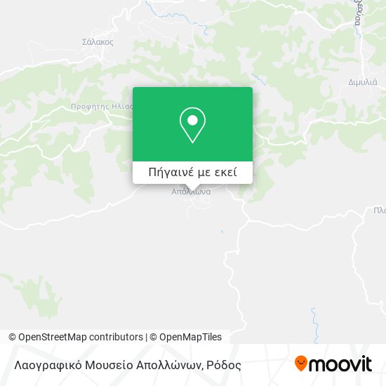 Λαογραφικό Μουσείο Απολλώνων χάρτης