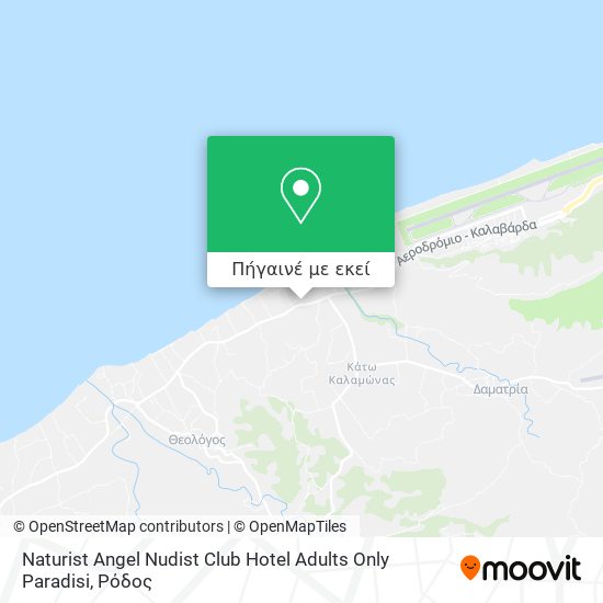 Naturist Angel Nudist Club Hotel Adults Only Paradisi χάρτης