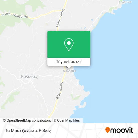 Τα Μπατζανάκια χάρτης