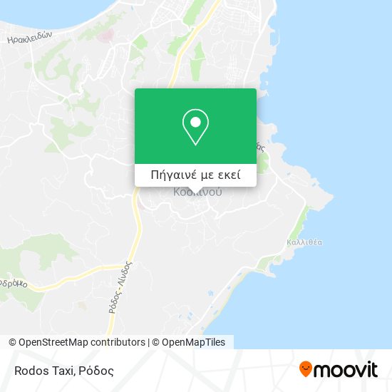 Rodos Taxi χάρτης