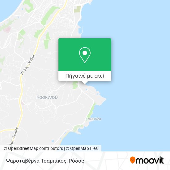 Ψαροταβέρνα Τσαμπίκος χάρτης