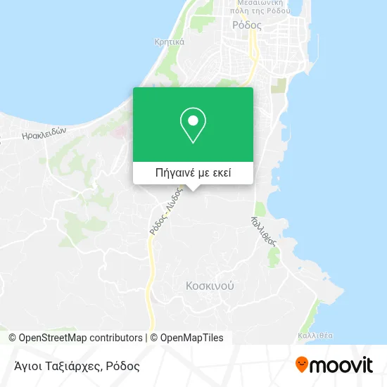 Άγιοι Ταξιάρχες χάρτης