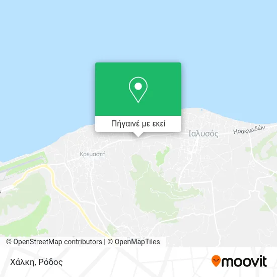 Χάλκη χάρτης