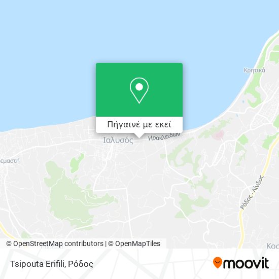 Tsipouta Erifili χάρτης