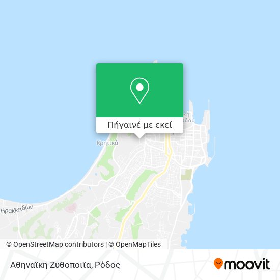 Αθηναϊκη Ζυθοποιϊα χάρτης
