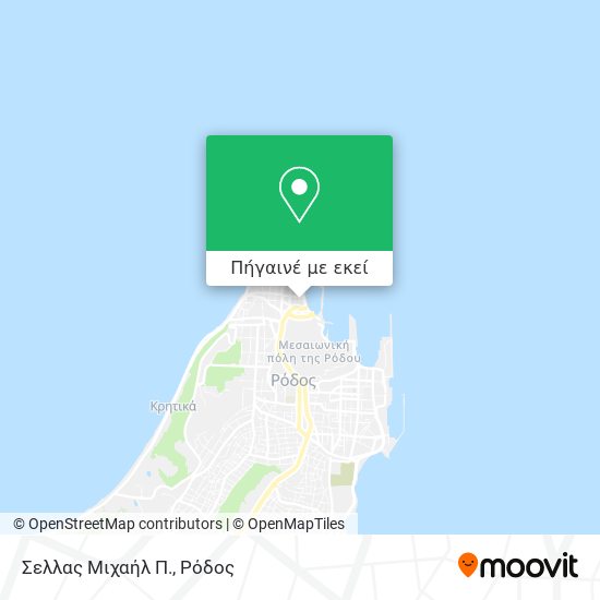 Σελλας Μιχαήλ Π. χάρτης