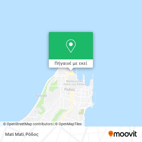Mati Mati χάρτης