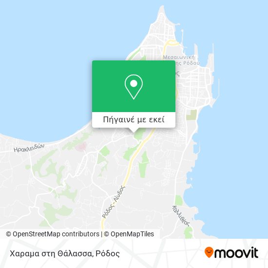 Χαραμα στη Θάλασσα χάρτης