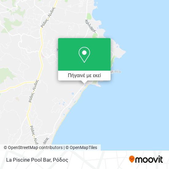 La Piscine Pool Bar χάρτης