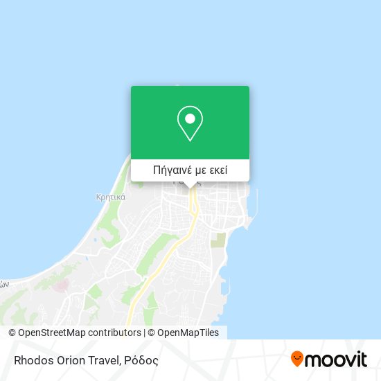 Rhodos Orion Travel χάρτης