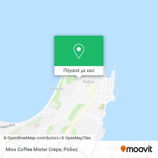 Miss Coffee Mister Crepe χάρτης