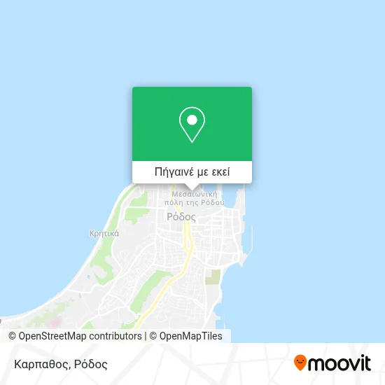 Καρπαθος χάρτης