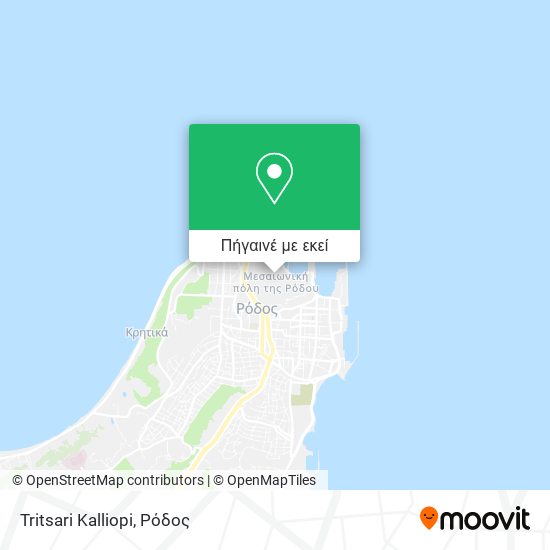 Tritsari Kalliopi χάρτης