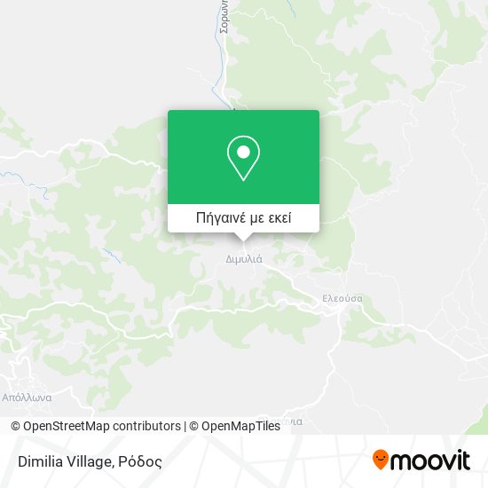 Dimilia Village χάρτης