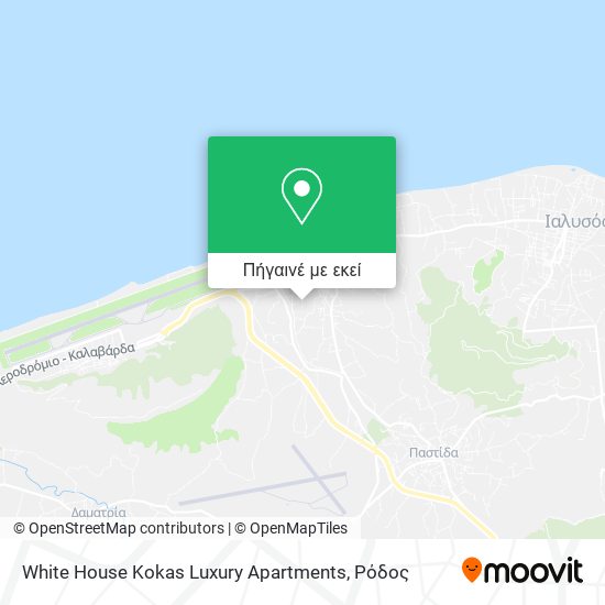 White House Kokas Luxury Apartments χάρτης