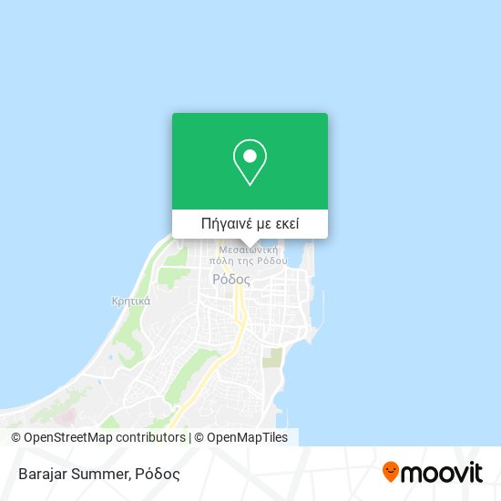 Barajar Summer χάρτης
