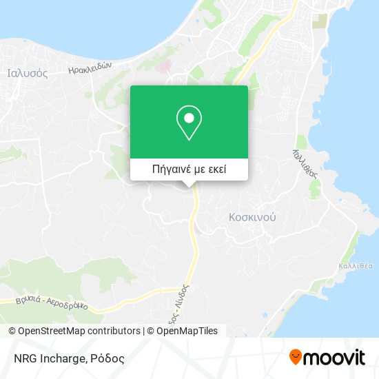 NRG Incharge χάρτης