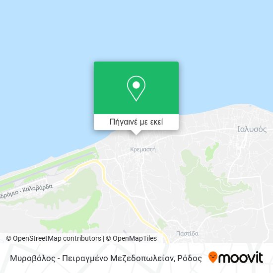 Μυροβόλος - Πειραγμένο Μεζεδοπωλείον χάρτης