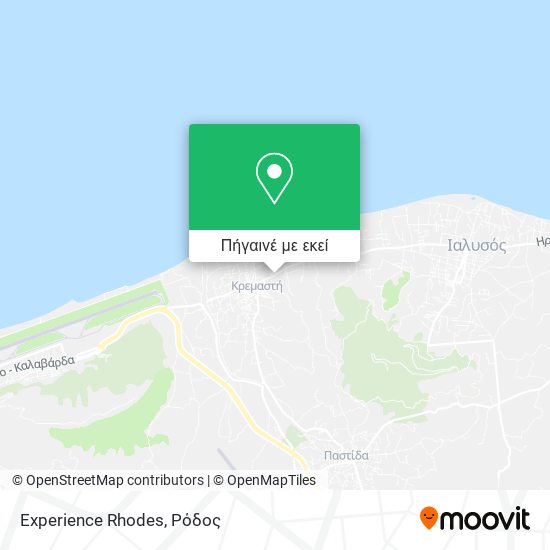 Experience Rhodes χάρτης