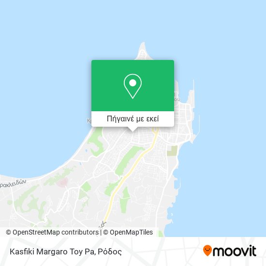 Kasfiki Margaro Toy Pa χάρτης